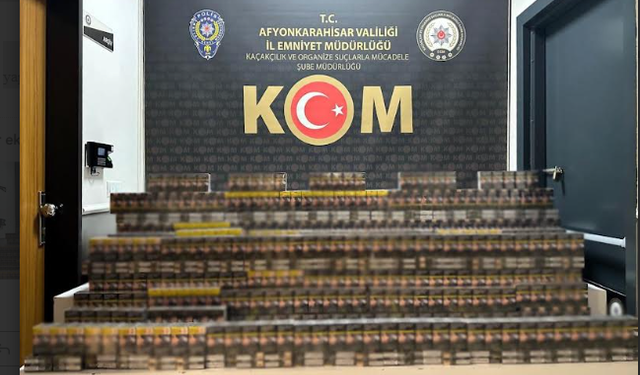 Polis Kaçak Sigara Ele Geçirdi
