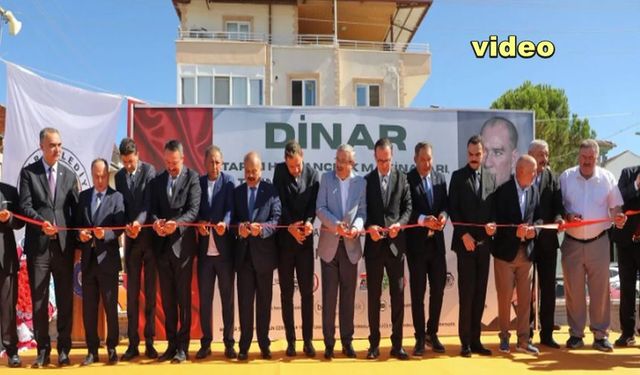 Dinar Tarım, Hayvancılık Makineleri ve Teknolojileri Fuarı Coşkuyla Açıldı