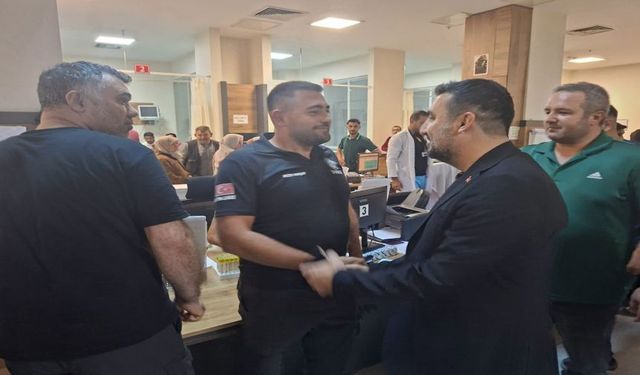 Başkan Kavak, Devlet Hastanesi Acil Servisi Ziyaret Etti