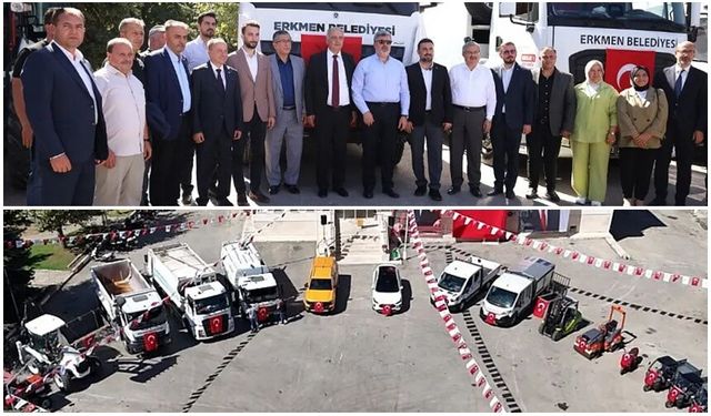 Erkmen Belediyesi'nin Hizmet Filosu Büyüdü