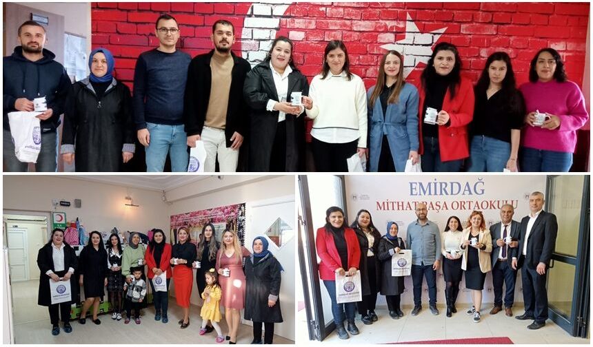 BELEDİYE BAŞKANI SERKAN KOYUNCU'DAN ÖĞRETMENLERE HEDİYE