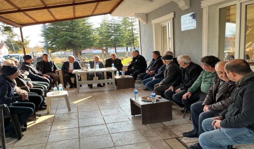 KAYMAKAM DURU KÖY ZİYARETLERİNE DEVAM EDİYOR