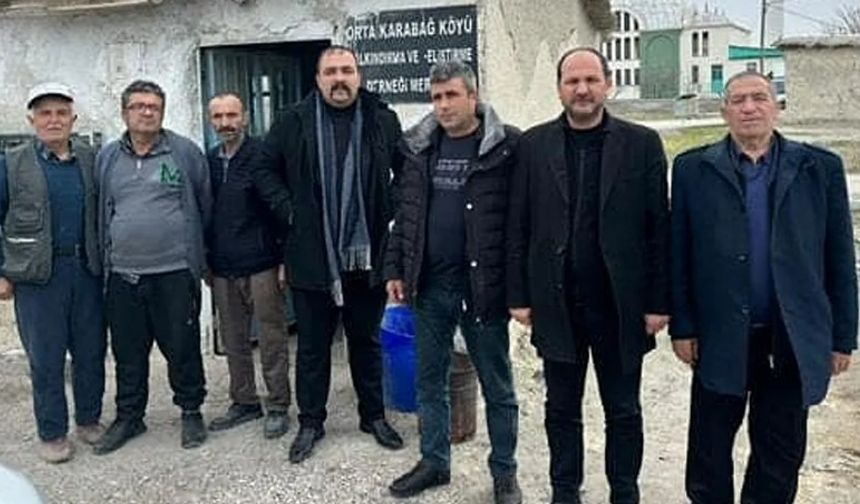 MHP HEYETİ BOLVADİN'İN KÖYLERİNDE HALKIN TALEPLERİNİ DİNLEDİ
