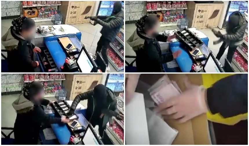 DİNAR’DA SAHTE KALAŞNİKOFLU SOYGUNCU YAKALANDI