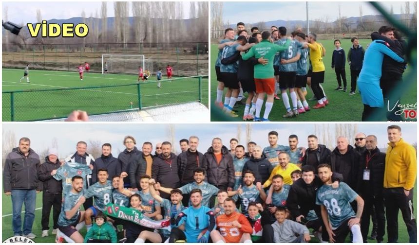 DİNAR BELEDİYE SPOR KULÜBÜ C GRUBU ŞAMPİYONU OLDU!