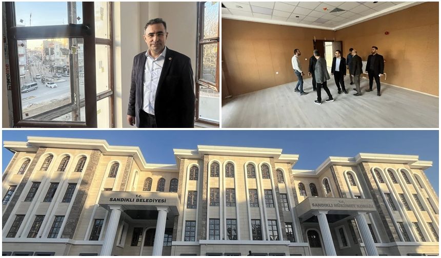 MİLLETVEKİLİ ARSLAN, SANDIKLI BELEDİYE VE KAYMAKAMLIK YENİ BİNALARINDA İNCELEMELERDE BULUNDU