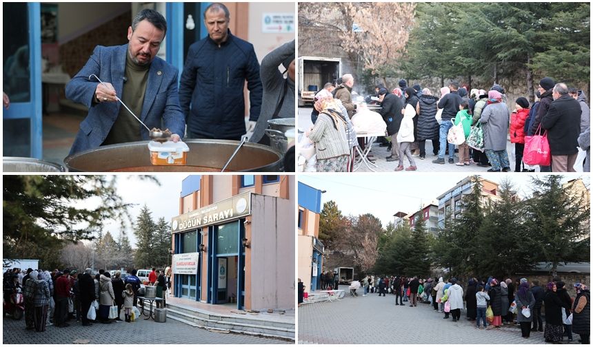 BAŞKAN ÖZTAŞ, İFTAR YEMEĞİ DAĞITIMINA KATILDI