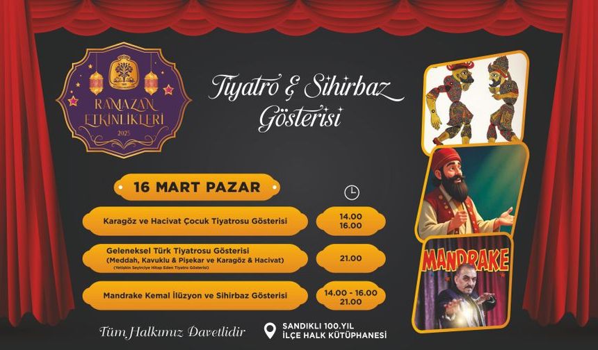 RAMAZAN’IN NEŞESİ SANDIKLI’DA!