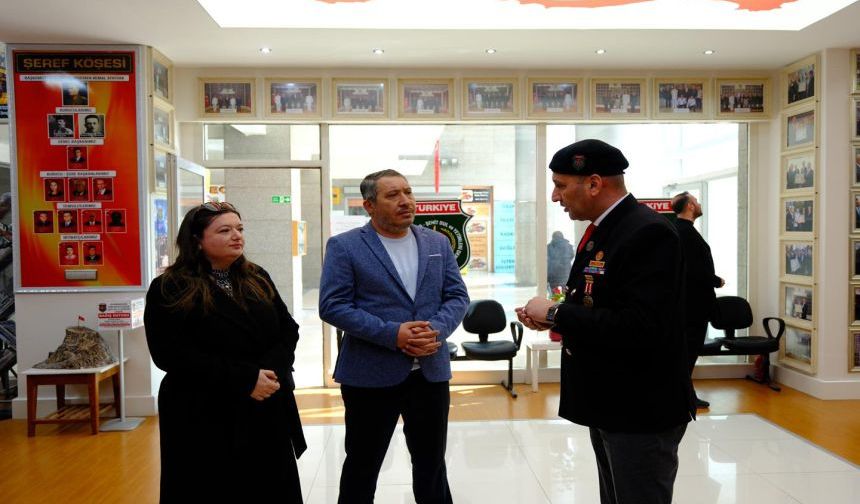 BAŞKAN TOPÇU, AFYON ŞEHİT GAZİLER DERNEĞİ’Nİ ZİYARET ETTİ