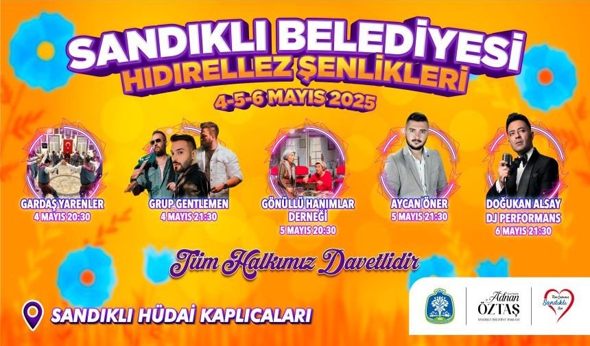 SANDIKLI GELENEKSEL HIDIRELLEZ ŞENLİKLERİ İÇİN GÜN SAYIYOR!