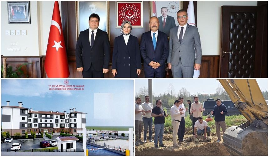 BOLVADİN HUZUREVİ PROJESİNDE İLK ADIM ATILDI: TEMEL KAZISI BAŞLADI