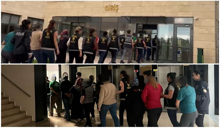 POLİS AFYON MERKEZDEKİ FUHUŞ ÇETESİNİ ÇÖKERTTİ