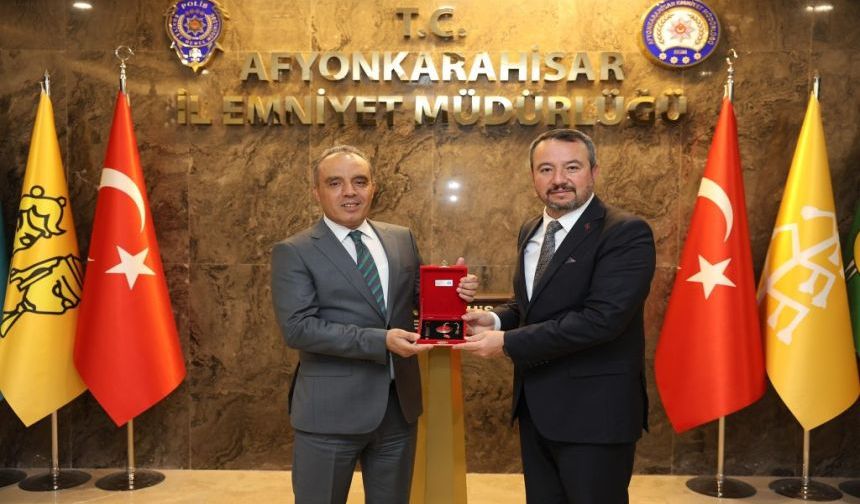 BAŞKAN ÖZTAŞ, İL EMNİYET MÜDÜRÜ EROL’U ZİYARET ETTİ