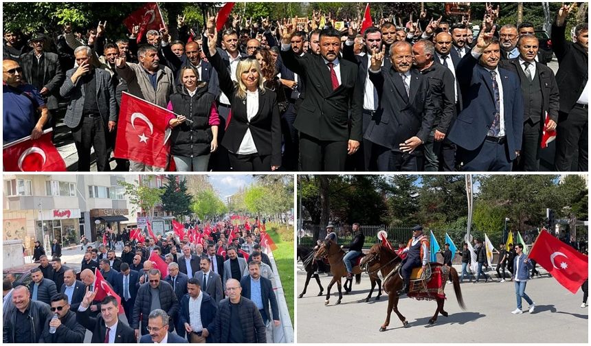 3 MAYIS TÜRKÇÜLÜK GÜNÜNDE ÜLKÜCÜLER ZAFER MEYDANINA YÜRÜDÜ