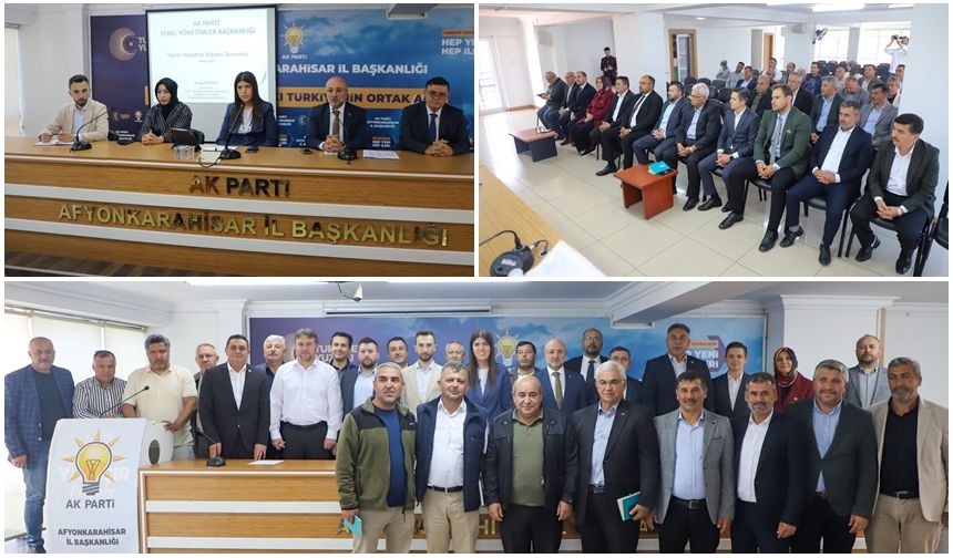 AK PARTİ'DE YEREL YÖNETİM ZİRVESİ, AYAYDIN BELEDİYE BAŞKANLARIYLA BULUŞTU