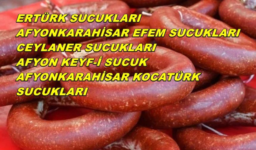 BU SUCUKLARI YEMEYİN, YEDİRMEYİN!