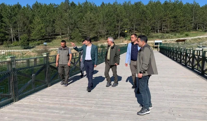 Kaymakam Çengel, Akdağ Tabiat Parkı’nda İncelemelerde Bulundu