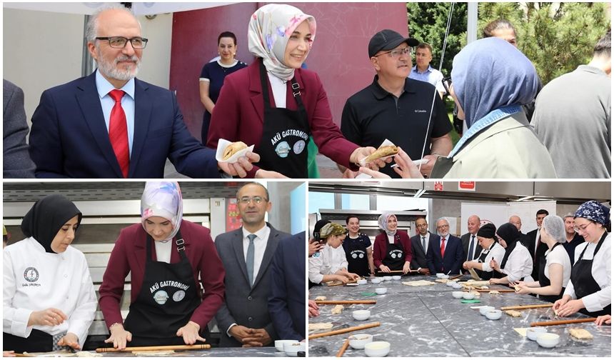 VALİ YİĞİTBAŞI, AKÜ’DE TÜRK MUTFAĞI ETKİNLİĞİNE KATILDI