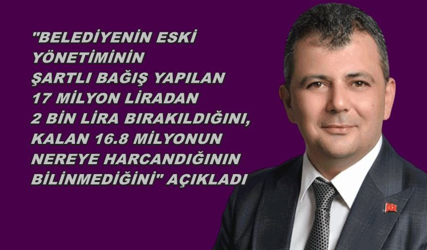 EMİRDAĞ BELEDİYE BAŞKANI SERKAN KOYUNCU SORDU: “ŞARTLI BAĞIŞ OLAN PARAYI NEREDE KULLANDINIZ?”