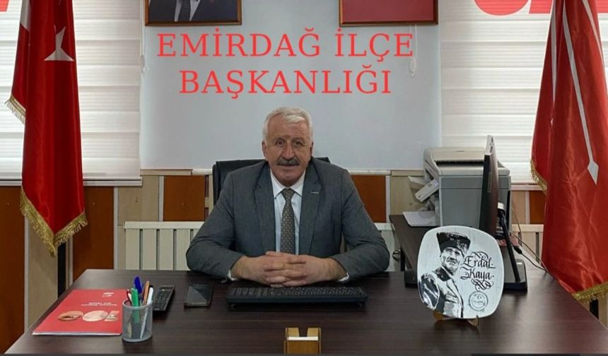 CHP Emirdağ’dan açıklama; "Atatürk Heykeli Yerinde Kalacak"