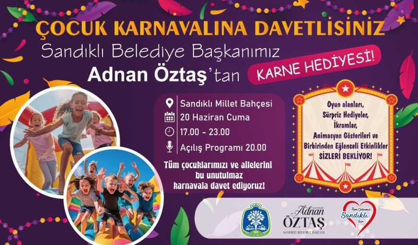 SANDIKLI’DA BİR İLK: ÇOCUK KARNAVALI