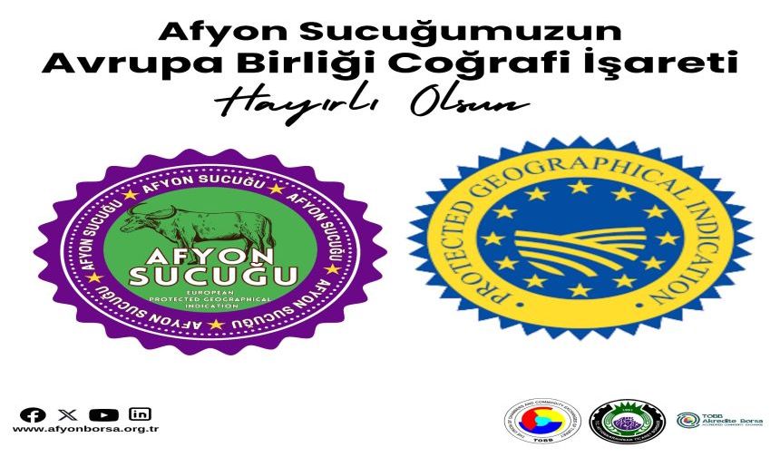 AFYON SUCUĞU’DA TESCİLLENDİ
