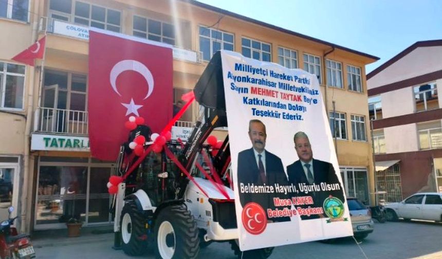 TATARLI BELDESİ’NDEN TAYTAK’A TEŞEKKÜR