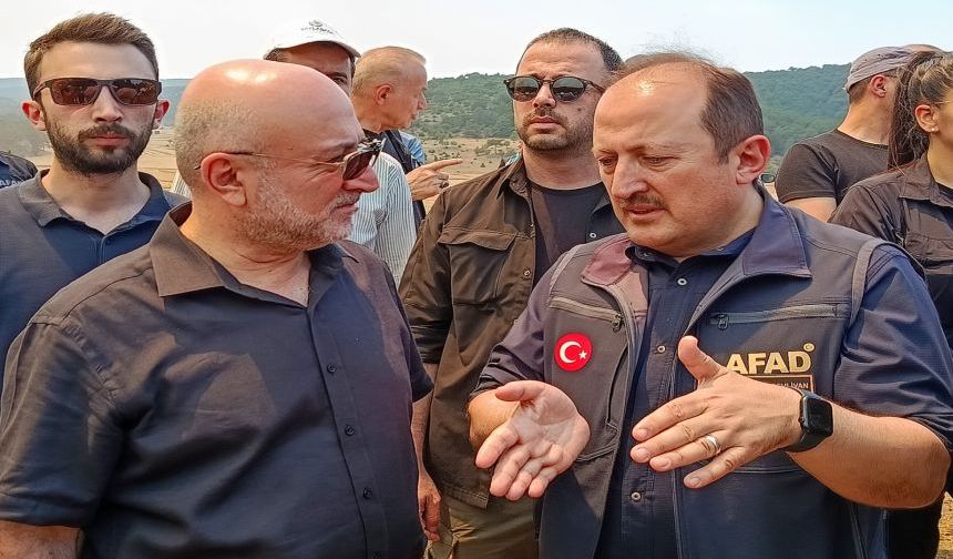 BAŞKAN ŞAHİN’İN KOORDİNESİNDE AK PARTİ TEŞKİLATINDAN YANGINA TAM DESTEK