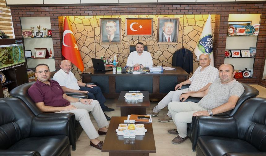 BAŞKAN ÖZTAŞ’A, İGM BAŞKANI MEHMET SİPER’DEN ZİYARET