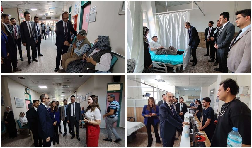 DR.ÖZTÜRK BOLVADİN DEVLET HASTANESİNİ ZİYARET ETTİ