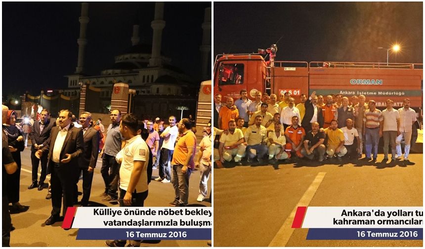 “15 TEMMUZ AZİZ MİLLETİMİZİN KAHRAMANLIK DESTANI  YAZDIĞI TARİHTİR…”