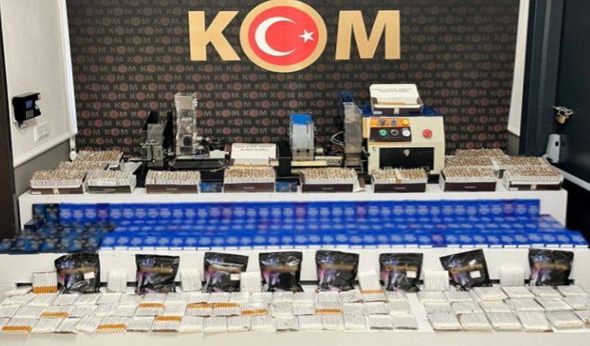 DİNAR VE EVCİLER’DE KAÇAK TÜTÜN OPERASYON