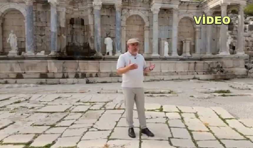 OSMAN CAVİT TURUNÇ, SAGALASSOS MÜHENDİSLİK HARİKASINI ANLATTI