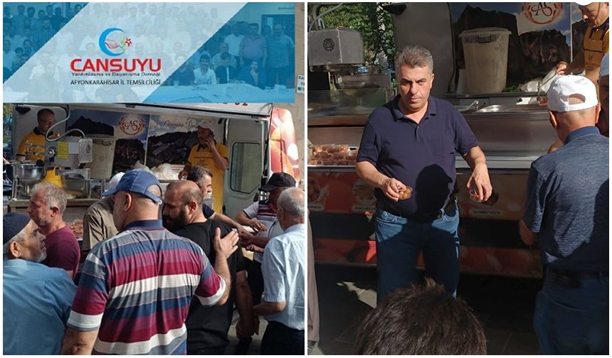 Cansuyu Mevlid-İ Şerif Okutup Lokma Dağıttı.