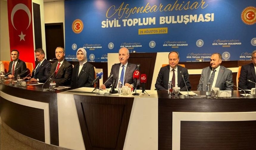 TBMM Başkanı Kurtulmuş “Sivil Toplum Buluşması”na Katıldı