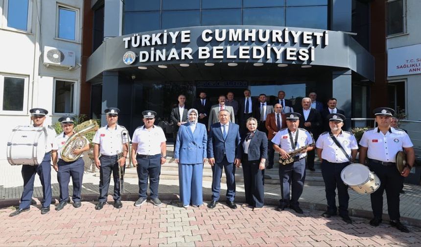 Vali Yiğitbaşı’ndan Dinar Belediyesini Ziyaret Etti
