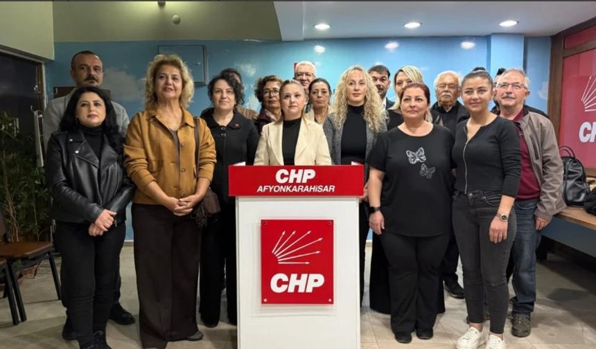 CHP KADIN KOLLARINDAN ORTAK AÇIKLAMA