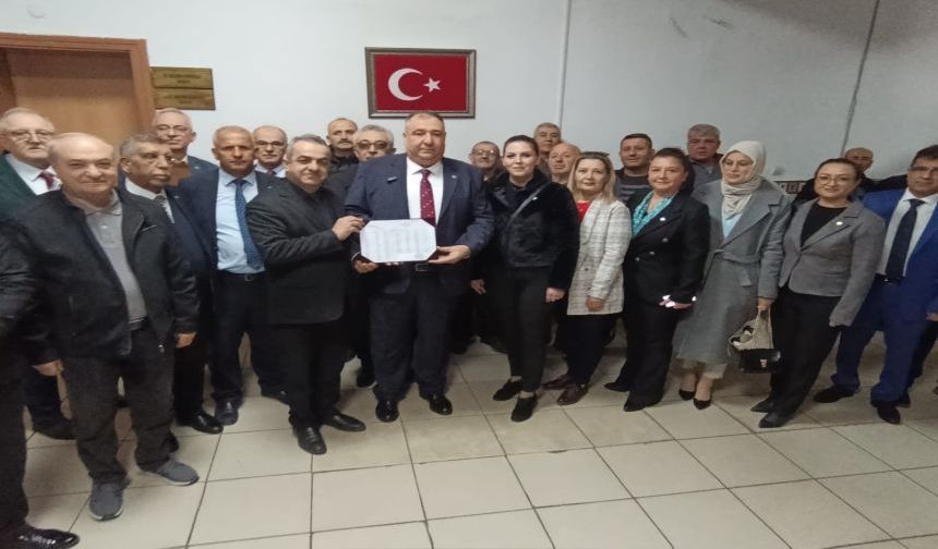 MISIRLIOĞLU VE İL YÖNETİMİ MAZBATASINI ALDI