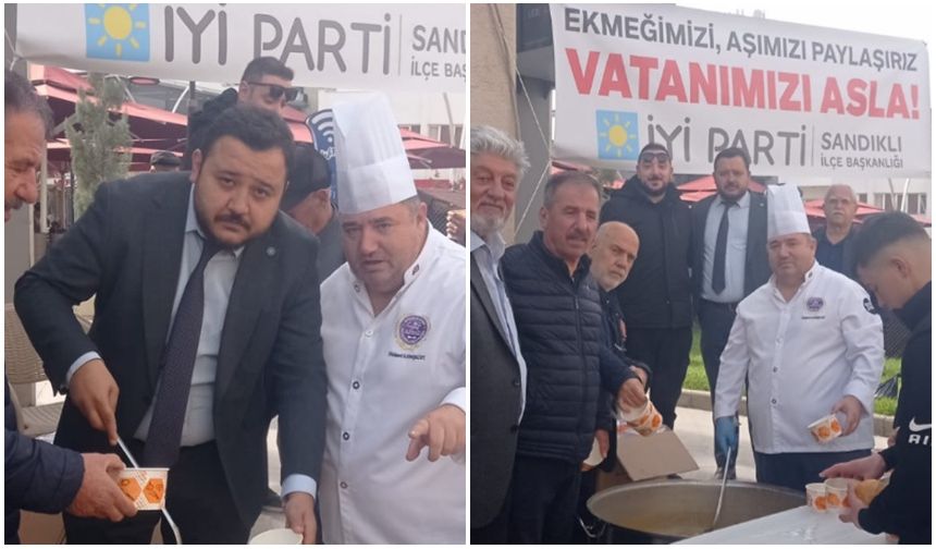 Sandıklı İYİ Parti’den Anlamlı Etkinlik: “Ekmeğimizi, Aşımızı Paylaşırız; Vatanımızı Asla!”