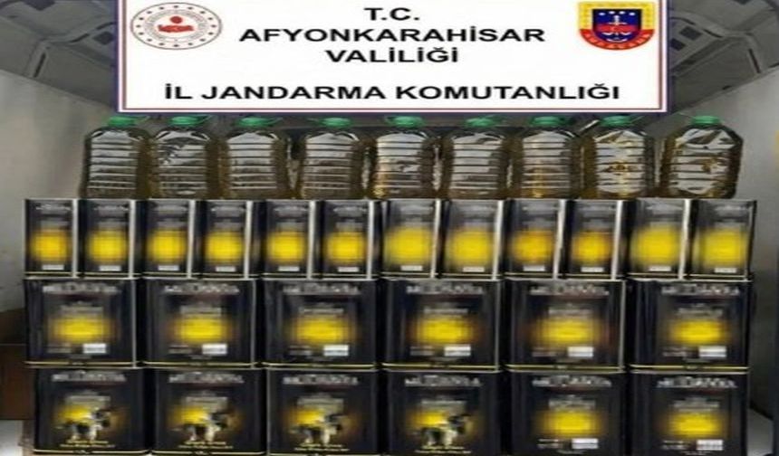 Jandarma 655 litre Sahte Zeytinyağı Ele Geçirdi!