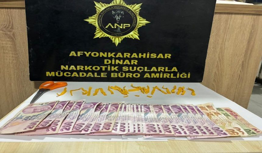 Polisten Dazkırı’da Uyuşturucu Operasyonu