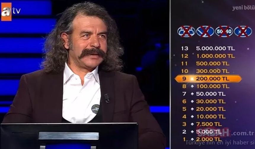 ‘Pala Dayı’ Kim Milyoner Olmak İster’de yarışmaya damga vurdu!