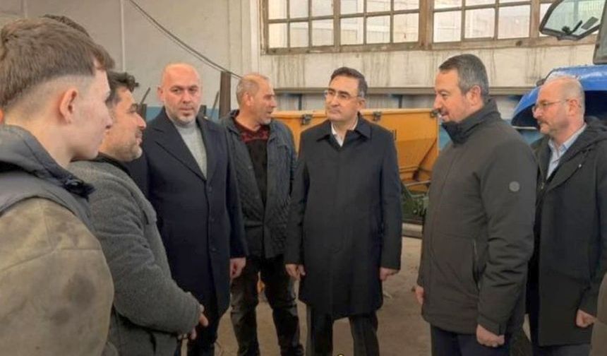 Arslan ve Öztaş’tan Sanayi Esnafına Ziyaret