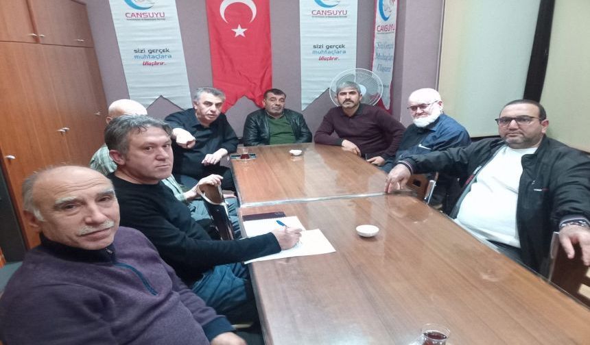 Cansuyu Ramazan Ayı Öncesinde İstişare Toplantısı Yaptı