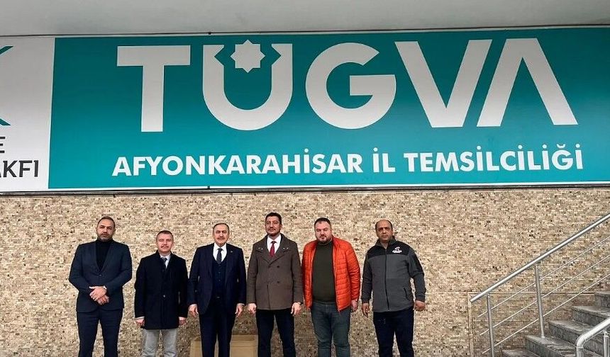 Veysel Eroğlu Afyon’da ziyaretlerde bulundu