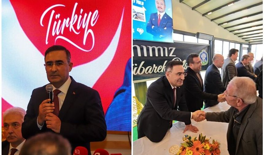 Arslan, İlçe Bayramlaşmalarında Teşkilatlarla Buluştu