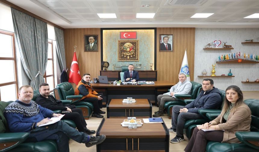 Başkan Öztaş’a Enerji ve Tabii Kaynaklar Bakanlığı ve Danimarka Büyükelçiliğinden Ziyaret