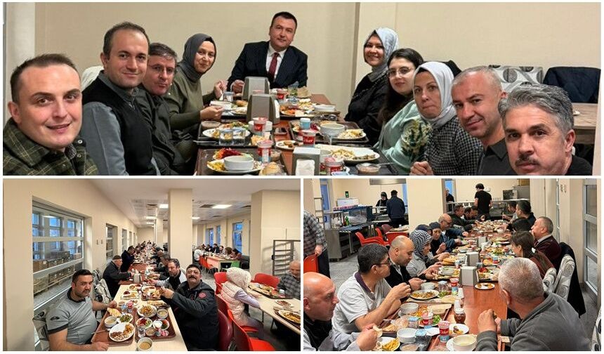 Başhekim Dr.Nur Hastane Personeli İle Birlikte İftar Yaptı