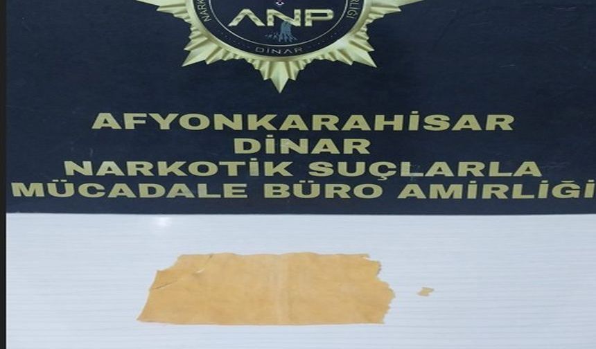 Polisten Dinar’da Uyuşturucu Operasyonu