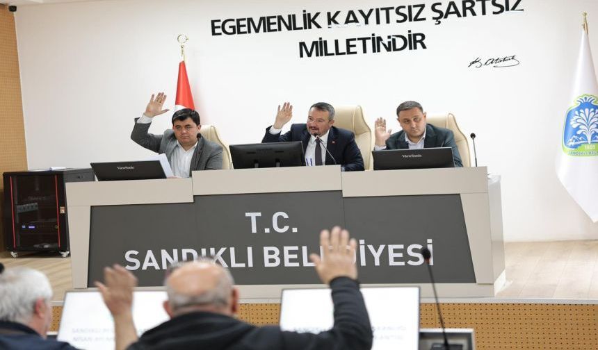 Sandıklı Belediyesi Nisan Ayı Meclis Toplantısı Gerçekleştirildi